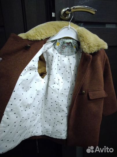 Утепленное пальтишко для девочки