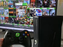 Xbox 360 Slim Freeboot (Прошита) + 1000 Игр