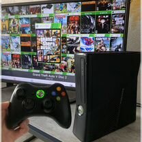 Xbox 360 Slim Freeboot (Прошита) + 1000 Игр/320gb