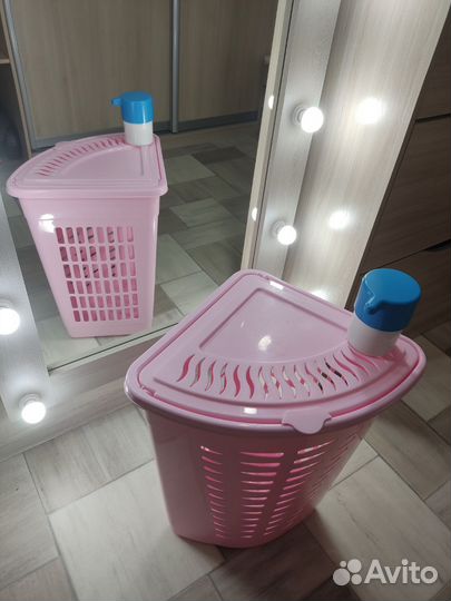 Корзина для белья угловая