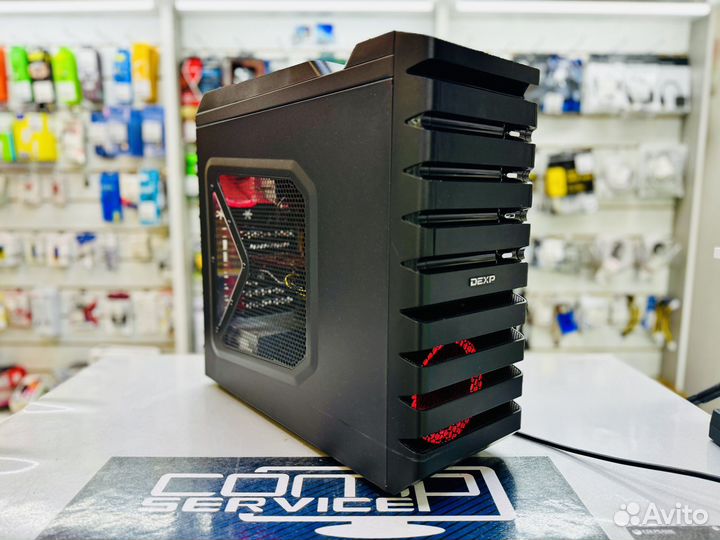 Игровой пк 6 ядер SSD+HDD 16GB RX470