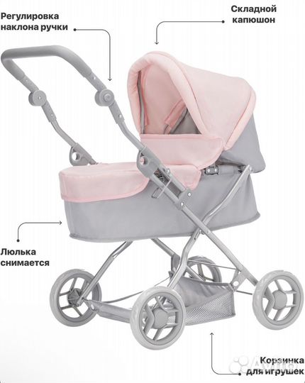 Новая Коляска люлька для кукол