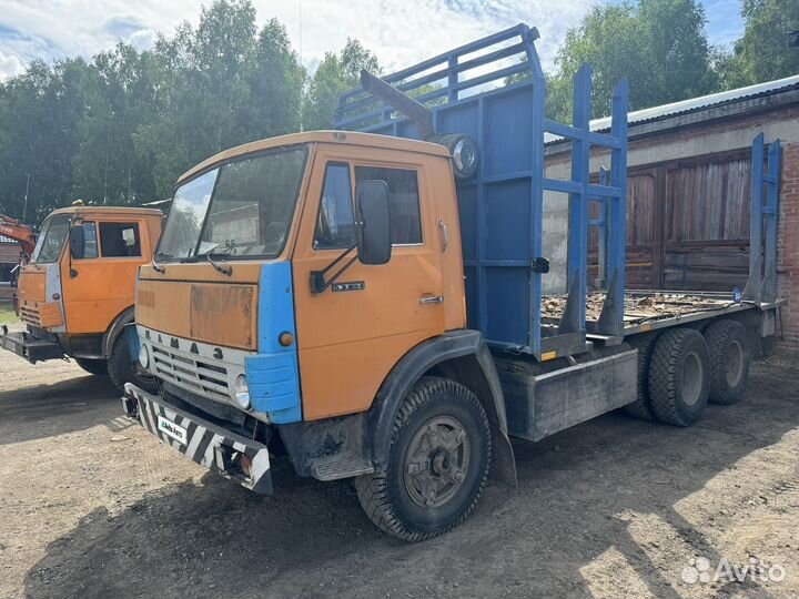 Лесовоз (сортиментовоз) КАМАЗ 53213, 1989