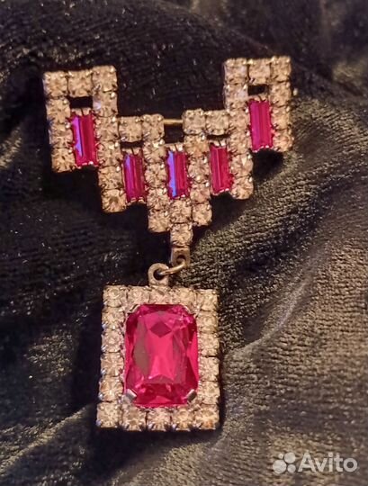 Брошь-орден, бижутерия, ЧССР