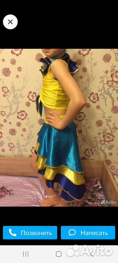 Костюм 128-134 для танцев, бразилия