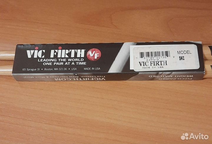 Барабанные палочки vic firth