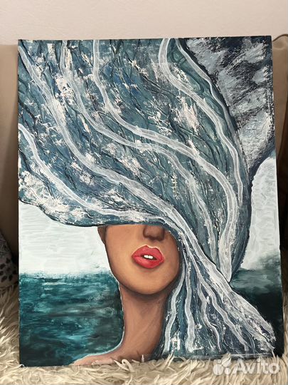 Интерьерная картина ручная работа