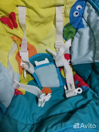 Детские электронные качели шезлонг