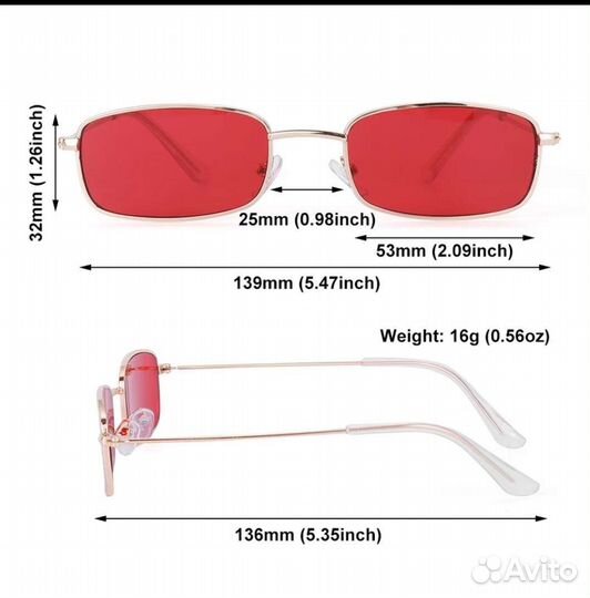 Солнцезащитные очки унисекс новые