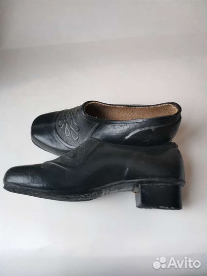 Туфли резиновые, винтаж