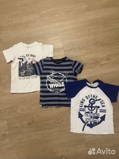 Вещи пакетом на мальчика 110