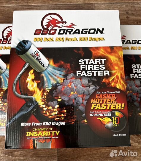 Вентилятор для розжига угля, костра, камина BBQ Dr