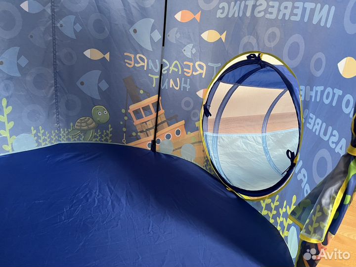 Детский игровой тоннель с палаткой