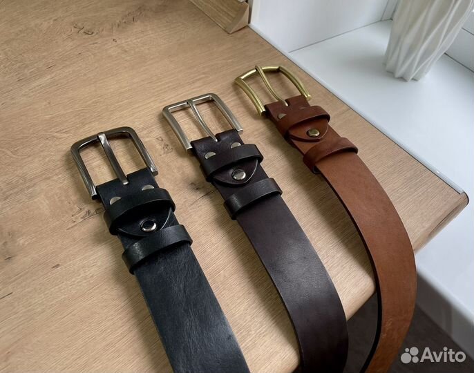 Мужской ремень ручной работы (гравировка)