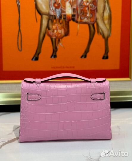 Сумка Hermes Kelly Pochette Croco