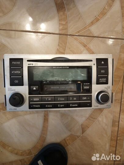 Магнитола на Хундай Санта фе 2008