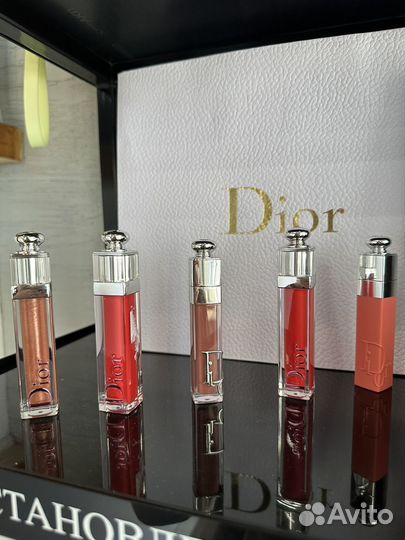 Блески, помады Dior