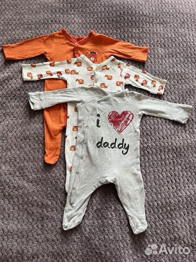 Пакет детских фирменных вещей от 0-6 мес 56-68