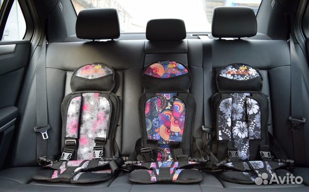 Автокресла Сертифицированные бескаркасные 9-36 кг