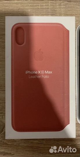 Чехол Leather Folio на iPhone XS Max