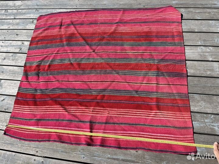 Полосатый ковёр (килим) шерсть 140 на 150