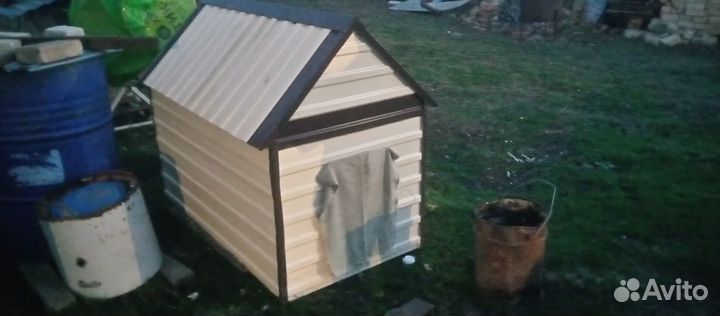 Бу утепленная собачья будка