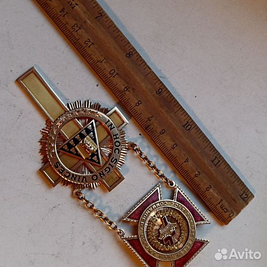 Знак масонский золото 10k