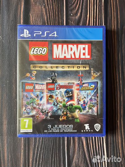 Lego marvel collection ps4 диск новый