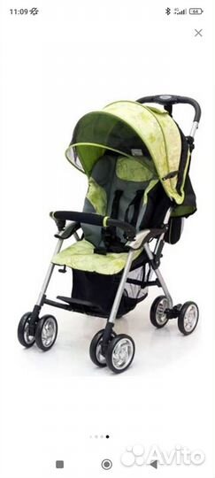 Прогулочная коляска Jetem Elegant, зеленая