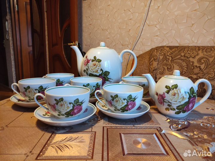 Чайный сервиз Вербилки СССР