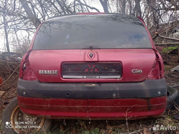 Бампер задний Clio/Symbol 1998-2008