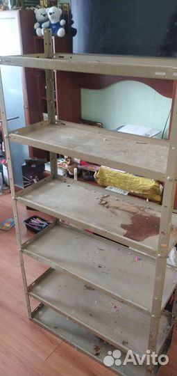 Стеллаж разборный металлический