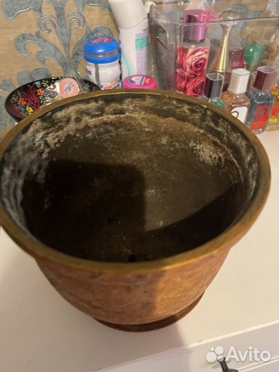 Горшок для цветов б/у