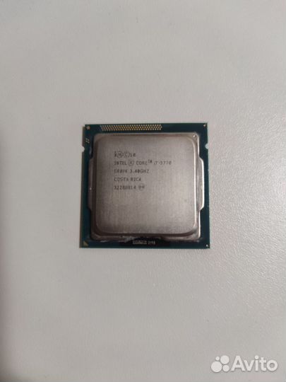 Процессор Intel core i7 3770