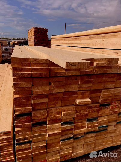 Брус обрезной 100х100х6000мм 1 сорт ГОСТ
