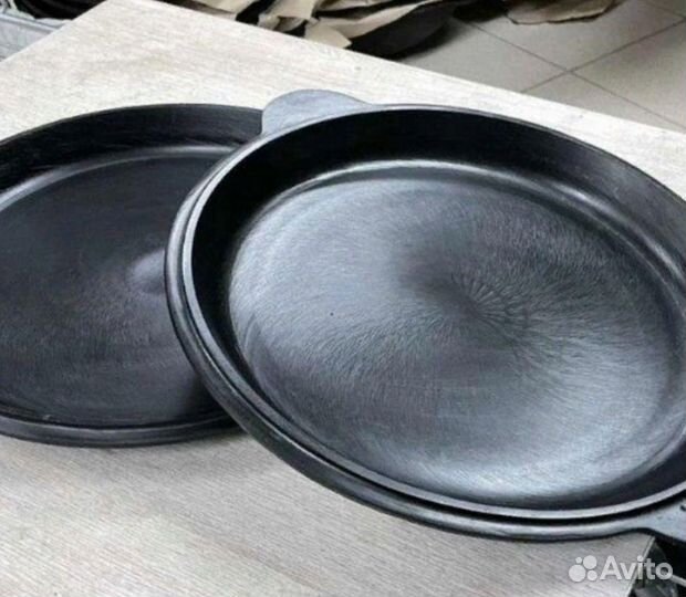 Крышка сковорода чугунная