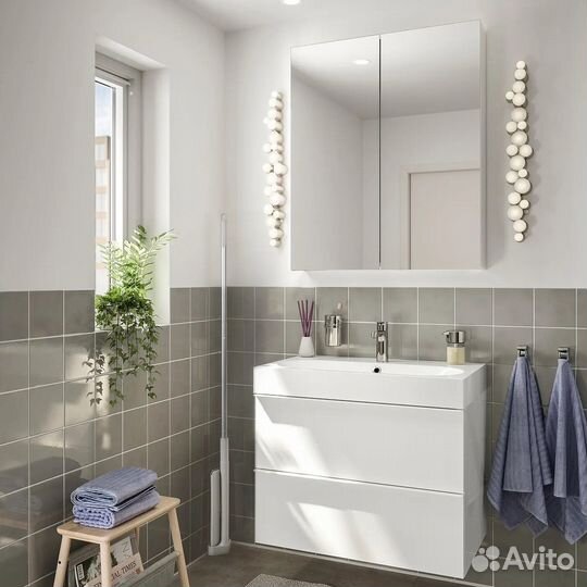 Швабра IKEA с отжимом Pepprig пепприг 37*12