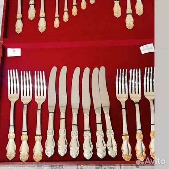 Серебряная Роза частично позолочен Мельхиор новые