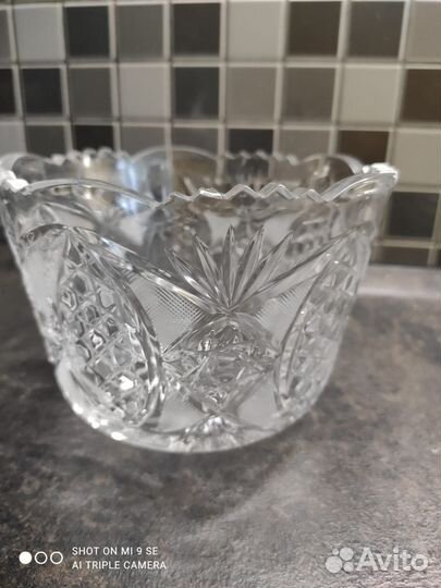 Ваза хрустальная СССР