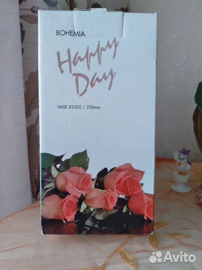 Ваза для цветов богемия