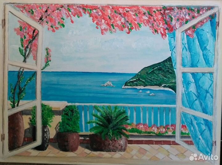 Картина морской пейзаж