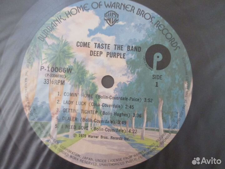 LP deep purple - Come taste the band (japan)