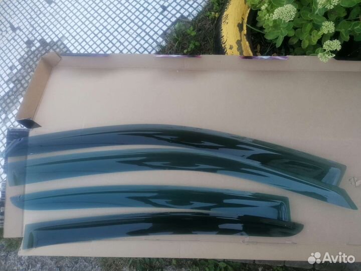 Дефлекторы окон на kia rio 4