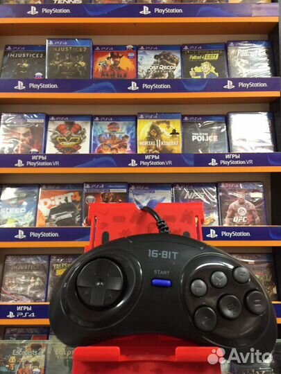 Джойстик Sega 16 bit узкий 9 (пин)