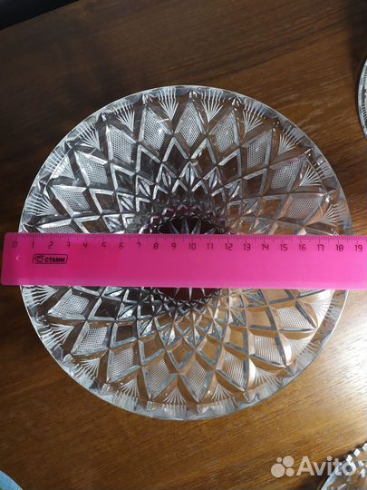 Салатник хрусталь СССР