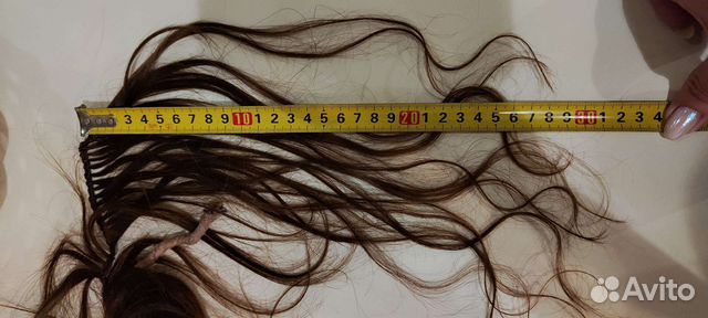 Волосы натуральные срез
