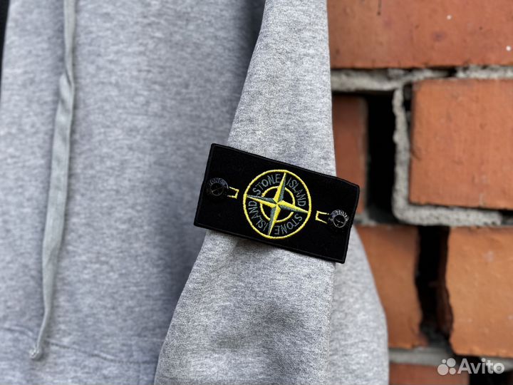 Зипка Stone Island Grey Hooded