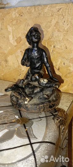 Мальчик с голубями