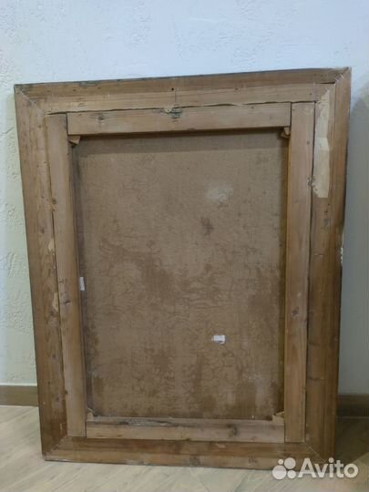 Антикварная картина холст масло натюрморт