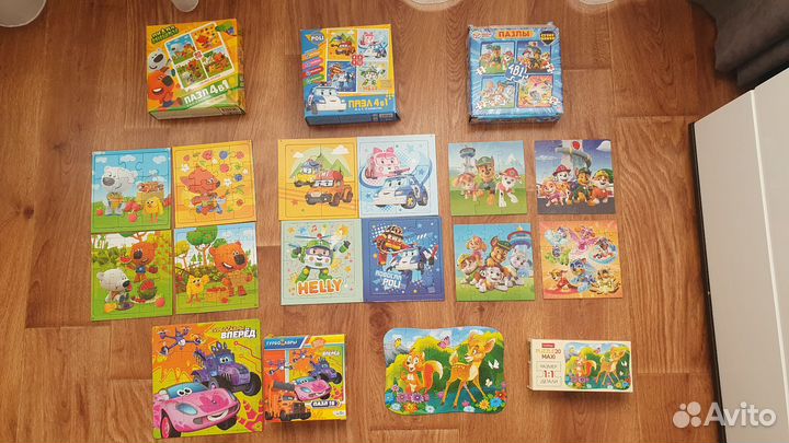 Пазлы детские пакетом